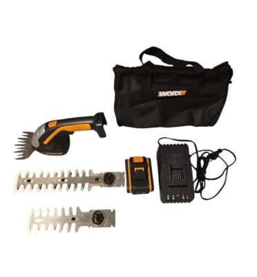 Worx Strauchschere Grasschere WG801E.4 / 20V / 3-in-1 Heckenschere