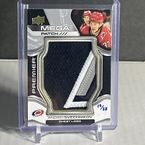 2022-23 UD Premier Mega Patch Chest Logos Andrei Svechnikov 19/23 #PMP-AS - Picture 1 of 3