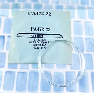Vintage G-S Acrylic Watch Crystal Seiko 329W04AN 33.12 mm PA472-22 - Picture 1 of 4