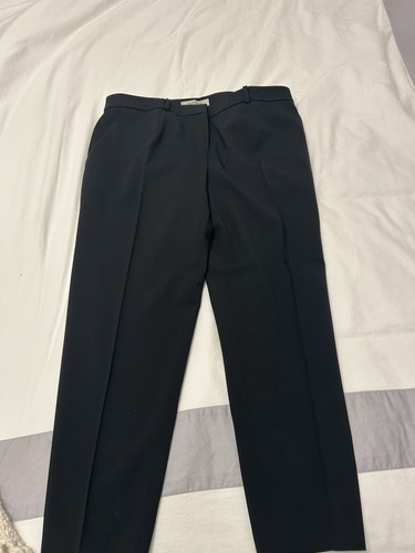 Pantalone Valentino nero pantalone lana fine elasticizzato taglia 12
