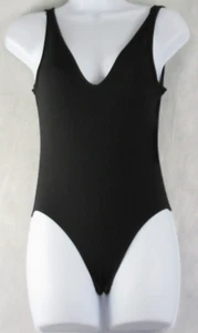 Alfani Women's Ultra Soft Modal V-Neck Bodysuit, Classic Black, Small - Picture 1 of 3
