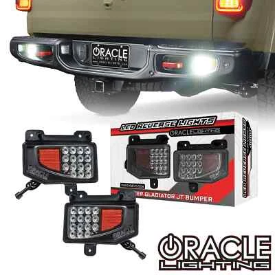 Oracle Lighting Rear Bumper Led Reverse Lights Fits Jeep Gladiator JT 5878-504 - Image 1 of 4