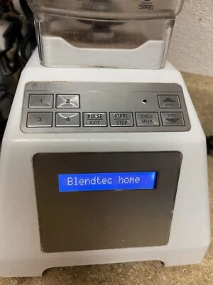 Licuadora K-Tec Blendtec Home ES3 Encimera Motor Base y Contenedor Tarro Blanco Prueba Foto 1 de 4