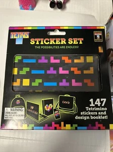 Paladone Official Tetris Tetrimino Sticker Set 147 pieces & Design Booklet NEW - Picture 1 of 2