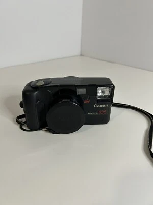 ⭐️ CÁMARA CANON Sure Shot MEGAZOOM 105 35mm Film SureShot de colección - sin probar ⭐️ Foto 1 de 4