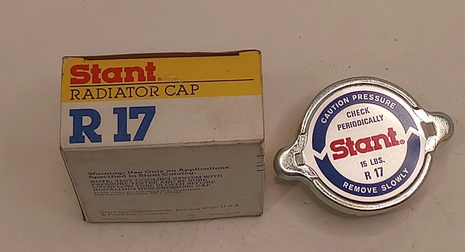 Tapa radiador Stant R-17 15 lb Buick Jaguar Olds Porsche GMC (ver descripción para más) Foto 1 de 2