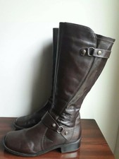 rieker grey knee high boots