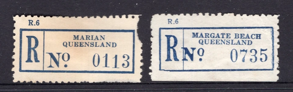 Etiquetas de registro Queensland MARLAN & MARGATE BEACH Foto 1 de 1