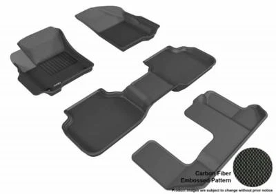 Alfombrilla negra 3D MAXpider 12-20 para Dodge Journey 1ª fila 2ª fila 3ª fila Foto 1 de 4