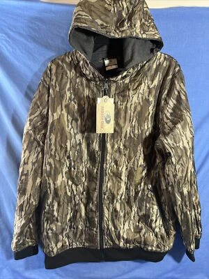 Legendary Whitetails Men's Decoy Reversible HoodCamo Sweatshirt Wind Jacket L - Image 1 of 4