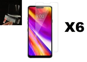 6 PC Clear Screen Guard Protector Flimsy Screen Protector (PET) FOR LG G7 ThinQ