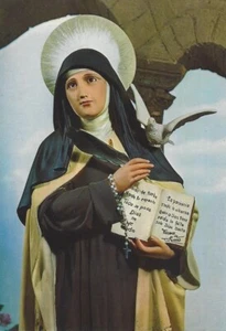 1 Postcard St.Theresa of Avila Saint Santa Teresa de Avila Print Image - Picture 1 of 2