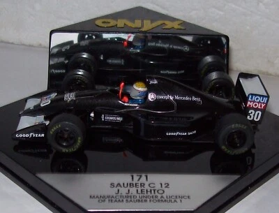 1:43 SAUBER C12 JJ Lehto #10 "El Caballero Negro" Fórmula 1 Mercedes Benz Foto 1 de 4