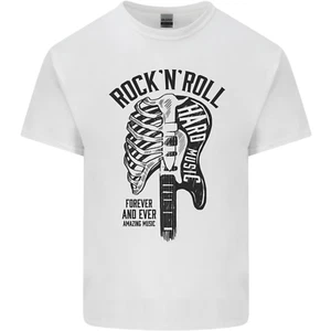 Camiseta de algodón ligero Rock N Roll Forever and Ever Guitar para hombre - Imagen 1 de 29