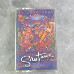 Santana Supernatual Cassette Tape With Case 1999 Arista Records - Picture 1 of 3