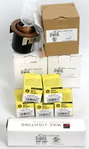 Wac Lighting 3" recessed lights brushed copper 4 bulbs 4 mount 1 ballast READALL - Picture 1 of 6