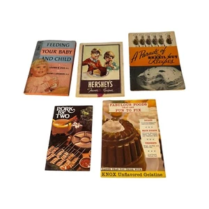 Vintage Lot (5) Cookbook Recipe Booklets Pamphlets - Picture 1 of 11