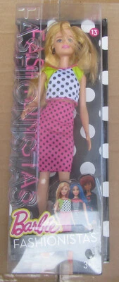 Barbie Fashionistas Fashionista 13 CFG13 Mattel 2014 NRFB Bambola DOLL - Immagine 1 di 2