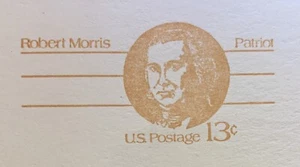 US 13c Robert Morris Postal Cards 1981 - Picture 1 of 2