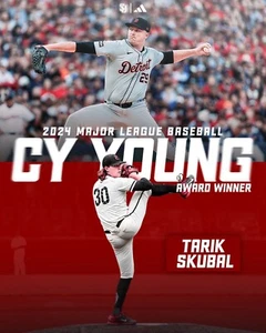 8x10 Photo TARIK SKUBAL Detroit Tigers 2024 All Star Cy Young Pitcher MLB - Picture 1 of 1