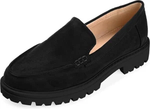 Journee Collection Women's Tru Comfort Foam Erika Flat Loafer | Black | 7.5 M - Picture 1 of 4