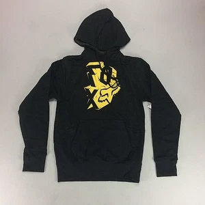 Fox Whacky Pullover Fleece Black Size S - Picture 1 of 4