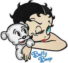 Betty Boop And Pal Set Of 2 Bath Hand Towels Embroidered By Laura