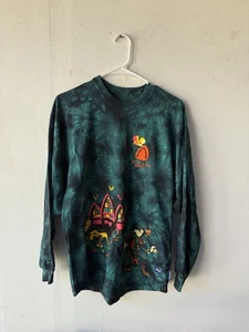 Disney Aulani Hawaii Halloween Spirit Jersey Shirt Puff Print Sz XS - S Box Fit - Picture 1 of 5