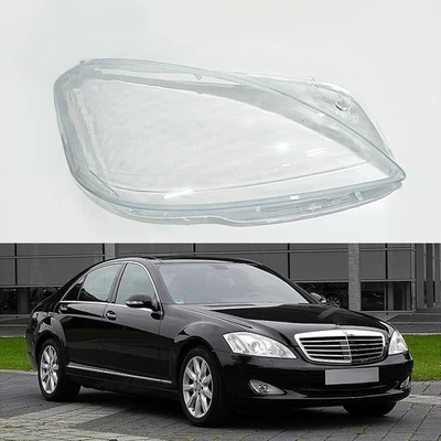 Cubierta de lente de faro transparente derecho izquierdo para Mercedes-Benz Clase S W221 10-13 Foto 1 de 4