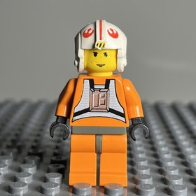 Lego Luke Skywalker Pilot Minifigure Star Wars 4483 7130 7140 7142 sw0019 - 1Z