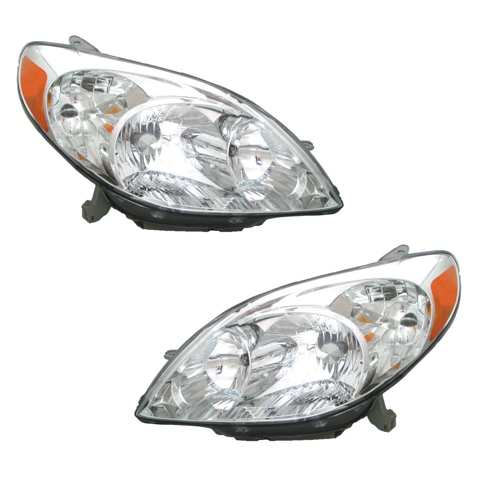 For Toyota Matrix 03-08 Headlight Set Driver & Passenger Side Replacement - Imagem 1 de 1