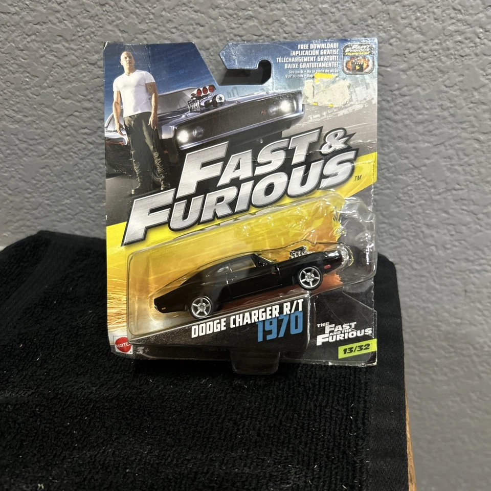 Ford GT-40 Fast and Furious Model Car Mattel 1:55 32/32 - Image 1 of 2
