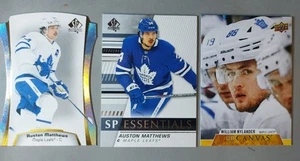 Upper Deck Auston Matthews + William Nylander 3 Cards Lot Toronto Maple Leafs - Foto 1 di 1