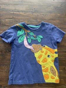 Boden T-shirt Giraffe Size 5-6 - Picture 1 of 4