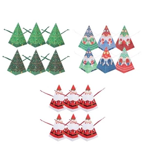 Pyramide Weihnachtsknacker 6er Pack Neuheit Spiele wahre oder falsche Quiz - Bild 1 von 34