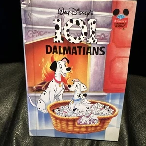 Walt Disney's 101 DALMATIENS, livre vintage 1995 HC, monde merveilleux de la lecture - Photo 1/7