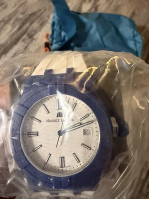 Cristal de safira azul amarelo Maurice Lacroix Aikon - Imagem 1 de 4