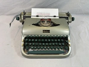 Optima Green Typewriter Revised Cleaned Ribbon New 1960 - Picture 1 of 9
