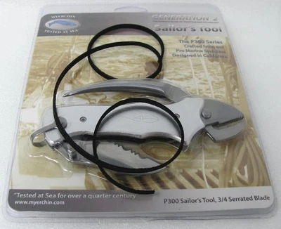 Myerchin Knives Gen 2  Tool P300SL Sailor Knife🐳Bonus Free Leather Lanyard - Image 1 of 4