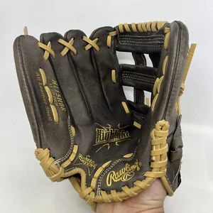 RAWLINGS H115HBR LHT Youth Baseball Glove 11½”Highlight Series All Leather Shell - Picture 1 of 11