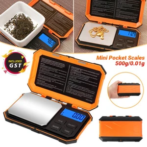 Mini Pocket Digital Scales 500g/0.01g Balance Gram Jewellery Precision Weight AU - Picture 1 of 11