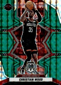 2021-22 Panini Mosaic - Christian Wood #15 Green Mosaic Prizm - Picture 1 of 2
