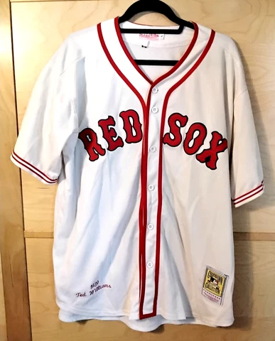 TED WILLIAMS Boston Red Sox. Authentic 1939 Mitchell & Ness Jersey SIZE MED NEW Cover