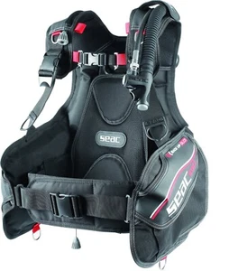SEAC Ego Scuba Diving BCD, nero/rosso - taglia XXS - Foto 1 di 14