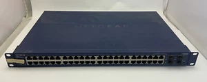 NetGear ProSafe 48 Port Smart Switch GS748T v3 Blue CV JD - Picture 1 of 12