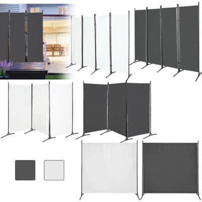 Paravent klappbar Trennwand Modern Sichtschutz Umkleide 360° Raumteiler Outdoor - Bild 1 von 4