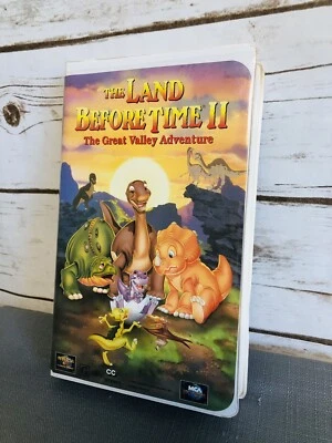 THE LAND BEFORE TIME II Valley Adventure VHS Home Video Tape Clamshell Case  - Image 1 of 4