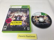 Saints Row IV (Xbox 360, 2013) Disc Near Mint No Manual Read V1