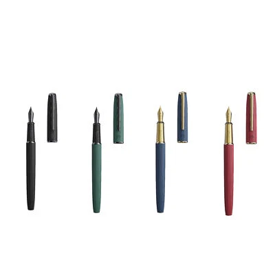 Picasso 916 Metal Fountain Pen EF/M/Bent Nib,Beautiful Vertical Pattern Gift Pen - Image 1 of 2