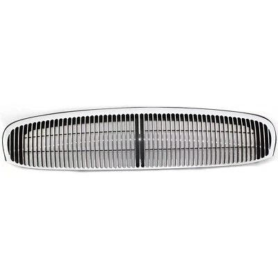 For 1997-2004 Buick Park Avenue Grille Chrome Shell with Black Insert Plastic - Image 1 of 4